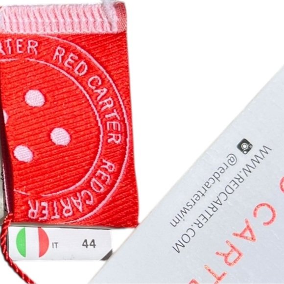 🌻NEW w/tags Red Carter Green Cali Hipster Bikini Bottom Size 8 - Picture 8 of 11